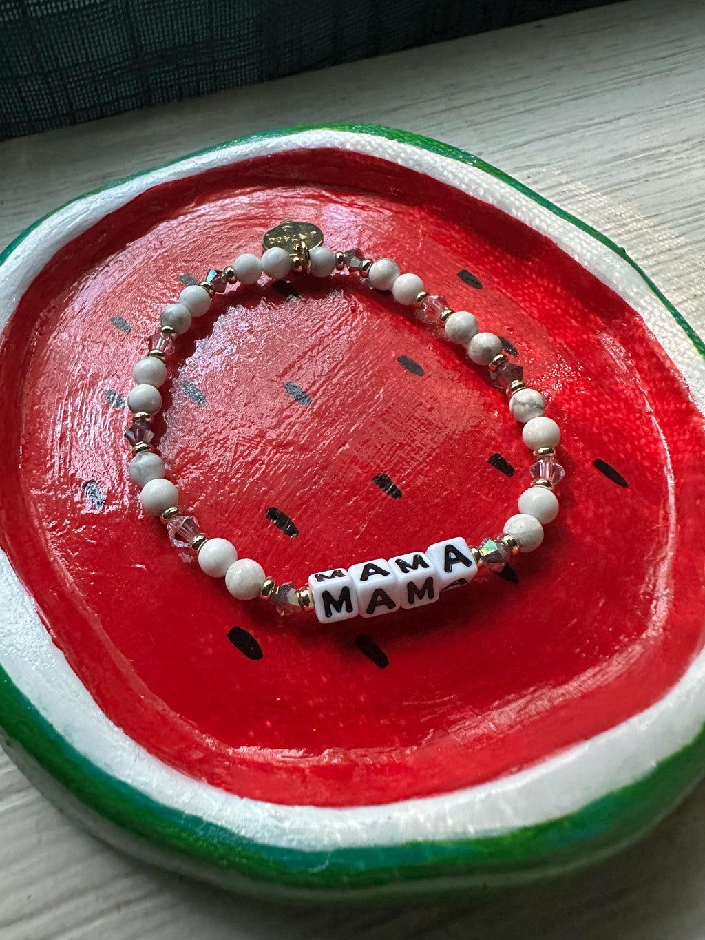 Watermelon Trinket Dish: Air Dry Clay Ring Holder